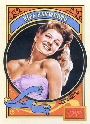 Panini Golden Age Base #57 2014 Rita Hayworth Foto 1 de 2