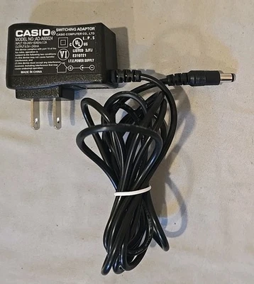Casio AD-A60024 Switching Adaptor 6V 240mA Power Supply AC Adapter - Image 1 of 4