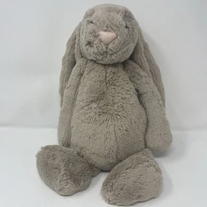Peluche coniglietto Jellycat Medium Bashful - marrone/beige/bianco coda di cotone morbido - Foto 1 di 15
