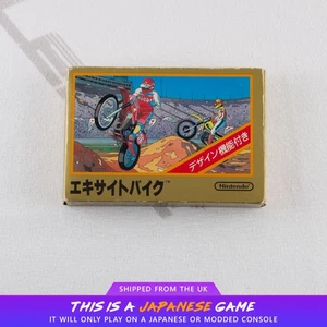 Excitebike Famicom Nintendo NES NTSC-J Giapponese | Spedizione Tracciata | Venditore UK - Foto 1 di 9