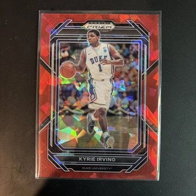 2023 Panini Prizm Draft Picks - Kyrie Irving #72 Red Ice Prizm - Изображение 1 из 2