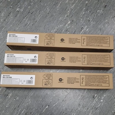 SHARP Toner MX-27GTCA MX-27GTYA MX-27GTYA Cyan Gelb Magenta  MX-2300  MX-2700 - Bild 1 von 4