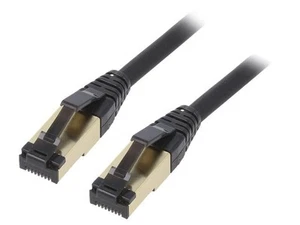PP8-LSZHCU-BK-5M Patch cord RJ45-Stecker,beiderseitig S/FTP Cat 8 Line Cu GEMBIR - Afbeelding 1 van 1