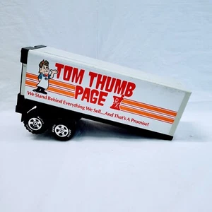 Vintage Nylint Semi Tom Thumb Page Back End Truck Hauler Trailer - Picture 1 of 8