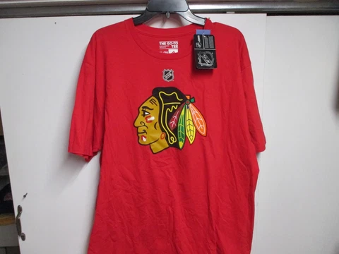 CHICAGO BLACKHAWKS "PATRICK KANE #88" ADIDAS PLAYERS T SHIRT (XL) RED NWT Cover