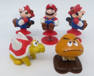 1989 MARIO Spring Figures Goomba Koopa lot of 5 vintage toys - Picture 1 of 13