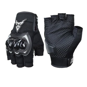 L Motorcycle Gloves Cycling Hiking Half Finger Protection Non-slip Sports Gloves - Imagen 1 de 10