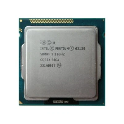 Procesador Intel Pentium G2120 2 núcleos 4 hilos 3,1 GHz LGA1155 3 MB de escritorio CPU Foto 1 de 4