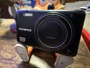 Olympus VG-160 Digitalkamera schwarz 14MP 5X Zoom UNGETESTET/TEILE KOSTENLOSER VERSAND! - Bild 1 von 9