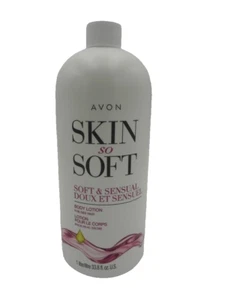 Avon Skin So Soft lozione corpo morbida e sensuale, taglia bonus 33,8 fl. oz, nuova, sigillata - Foto 1 di 3