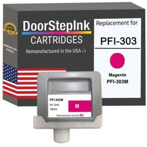 Cartucho de tinta compatible DoorStepInk para Canon PFI-303 330 ml magenta-EE. UU. - Imagen 1 de 5