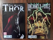 Mighty Thor 1 (Photo Variant), Uncanny X-Force 7 (Thor Goes Hollywood Variant)