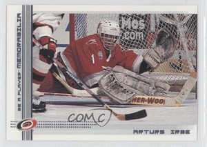 2000-01 ITG Be A Player Memorabilia Arturs Irbe #255