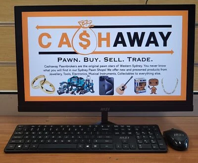 MSI Modern AM241 11M-027AU All-in-One PC with Keyboard and Mouse 4GB 128GB SSD - Imagen 1 de 4