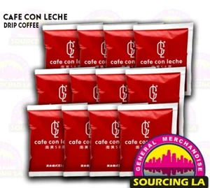 Café Con Leche Drip Coffee – Medium Roast Latin | Creamy | Set of 12 - Picture 1 of 2