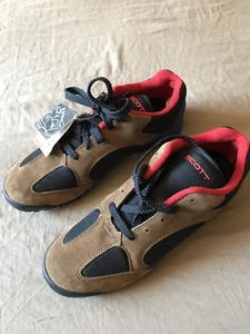 Scott Terra Firma Cycling Shoes EUR 39.5 US 6.5 Men NWOB Suede Brown Blue Bike - Picture 1 of 6