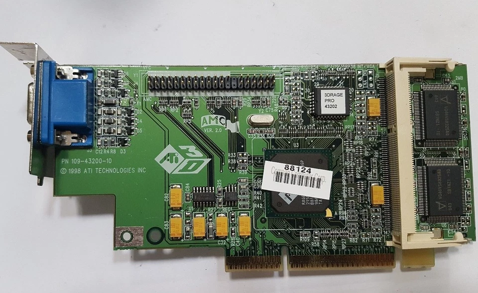 ATI 109-43200-10 VIDEO CARD  (R1S9.3B1) - Image 1 of 1