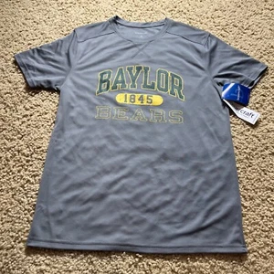 NWT MENS BAYLOR UNIVERSITY BEARS BOXERCRAFT MOISTURE WICKING SHIRT NCAA M - Picture 1 of 11