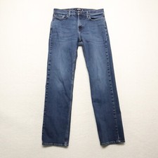 Hollister Men's Size 32x34 Blue Classic Straight Leg Dark Stretch Denim Jeans