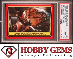 PRINCESS LEIA SLAVE PSA 8 1983 O-Pee-Chee OPC Star Wars Return of the Jedi #39 - Picture 1 of 2