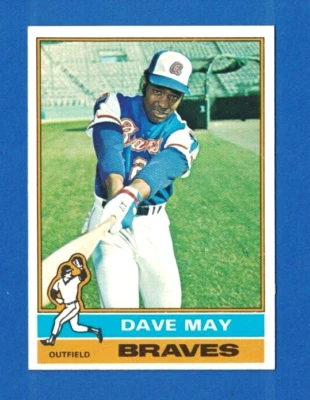 1976 Topps #281 Dave May NM Atlanta Braves - Image 1 of 2