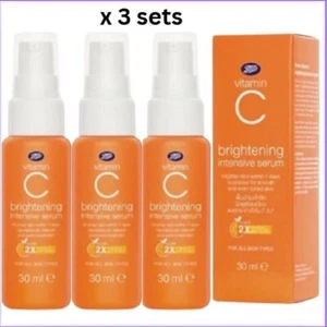 3x30 ml. Boots Brightening Intensive Serum with 2 x Vitamin C and YUZU/All Skins - Picture 1 of 2