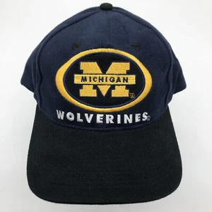 Michigan Wolverines Mütze Druckknopflasche Einheitsgröße Drew Pearson - Vintage - Bild 1 von 13