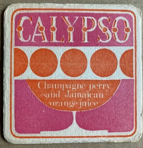 SPARKLING CALYPSO JAMAICAN ORANGENSAFT CHAMPAGNER PERRY GETRÄNKE BIER BAR MATTE - Bild 1 von 1