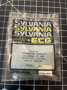 ECG748 - IC - TV Sound IF Amplifier Detector Limiter - Replaces NTE748 - NOS - Bild 1 von 2