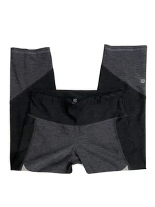 Champion Athletic Legging Yoga Pants Black Size XS 24x21 Short Inseam EUC - Picture 1 of 8