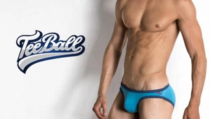 aussieBum TeeBall Blue Navy-Navy Brief - Picture 1 of 7