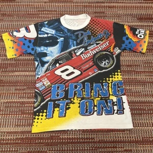 Vintage Chase Authentics Dale Earnhardt NASCAR Budweiser AOP T-Shirt 2000 Gr. Lg - Bild 1 von 15