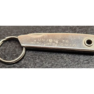 Vintage Union McClure Ohio 76 Nail Clipper and multi-use tool key ring - Picture 1 of 6