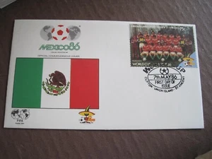 Union Island 1986 FDC Mexico '86 World Cup, Hungary 10-6 - Picture 1 of 1