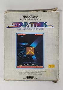 Vectrex Star Trek GCE Game Overlay Box Manual Arcade Retro Video Game Cartridge - Picture 1 of 18