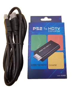 PS2 auf HDMI Anschluss mit 6 Fuß High Speed HDMI Kabel - Bild 1 von 3