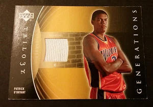 Patrick O'Bryant Warriors Bradley 2007 Jersey Upper Deck Trilogy Certified JG3 - Picture 1 of 2