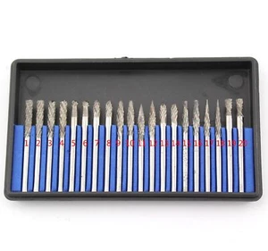 20Pcs ILOVETOOL 1/8" inch Tungsten Carbide Rotary Burr Carving Milling Cutters - Picture 1 of 4