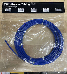 Hydrologic Polyethylene Tubing, 50', Blue, 1/4" Drip Irrigation Tube