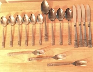 Rebacraft Stainless Japan Reed Barton Medley Floral Vintage - Picture 1 of 12