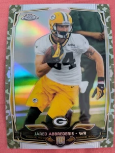 Jared Abbrederis 2014 Topps Chrome CAMO REFRACTOR /499 Karte PWE - Bild 1 von 1