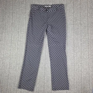 Betabrand Pants Women XL Bat Print Dress Long Career Business Casual Pull On - Picture 1 of 12