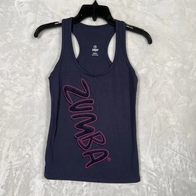 Camiseta sin mangas Zumba Fitness gris pequeña para mujer Foto 1 de 4