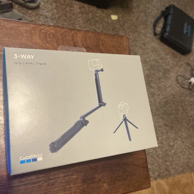 GENUINE GoPro - 3-Way Adjustable Tripod/Grip/Arm FITS ALL GoPro cameras NEW - Image 1 of 2