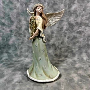 Figura Russ “Angels Watching Over You” – Ángel de 9” con rama de olivo – Copo de nieve - Imagen 1 de 9