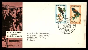 Mayfairstamps New Zealand FDC 1962 Health Stamps Birds Kids Running First Day Co - Picture 1 of 2