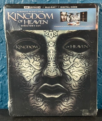 Kingdom of Heaven Director's Cut (4K UHD, Blu-ray, Digital) Steelbook - New - Image 1 of 4