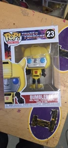 New Funko Pop Retro Toys Transformers #23 Bumblebee W/ Protector  - Picture 1 of 7