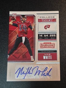 2018 Contenders Draft Picks Mike White RC Auto - Picture 1 of 11