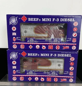 RMT 92614 O Gauge Santa Fe F3 AA BEEF Diesel Locomotive Train Set #23/24 - Picture 1 of 4